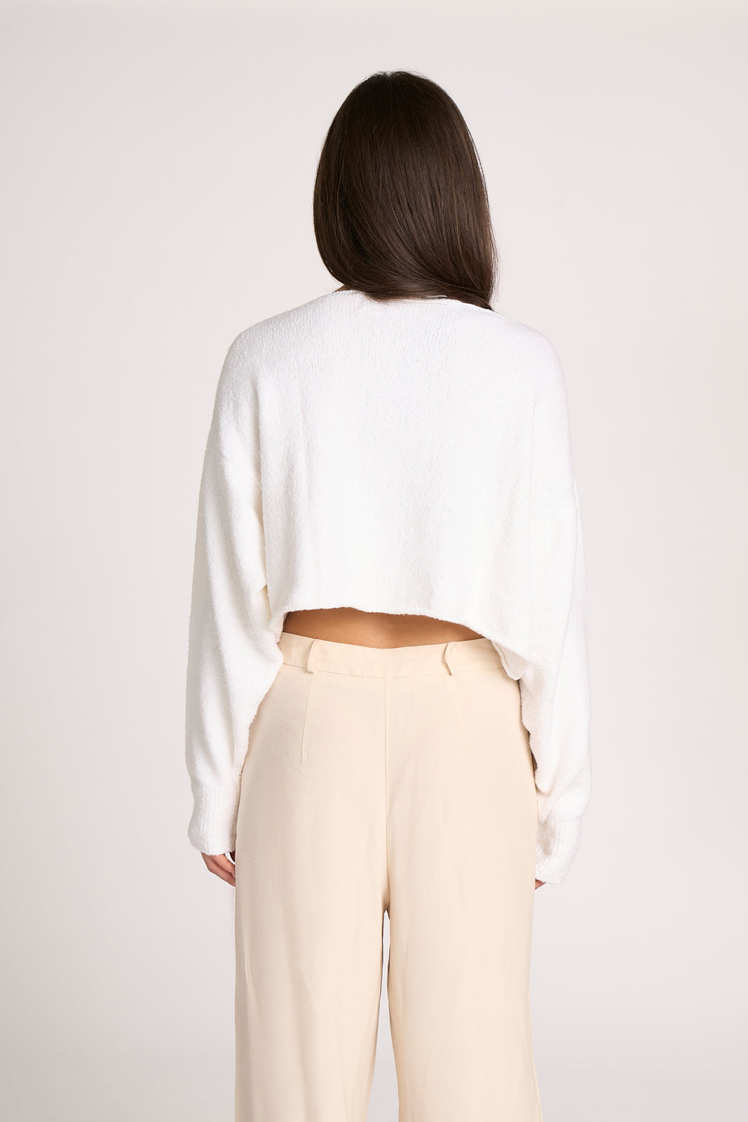 Maglione Crop Con Scollo a Barca - Bio Gaga