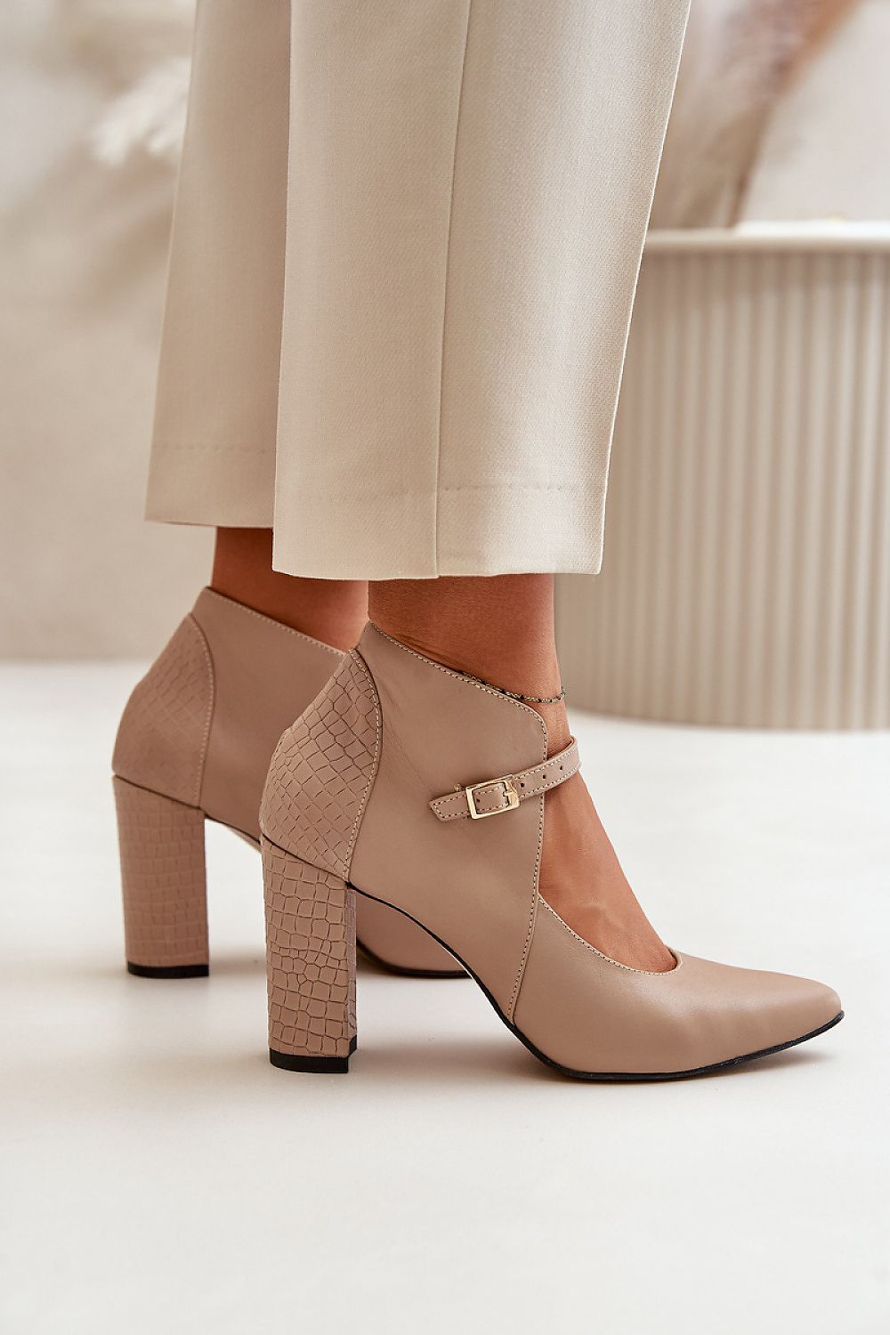 Block Heel Pumps Model 199813 Step in Style
