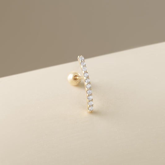 14K (58.5%) SOLID GOLD  BONNIE PIERCING