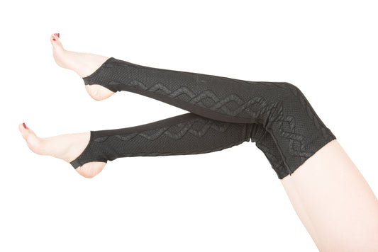 Braided knit bootlegs