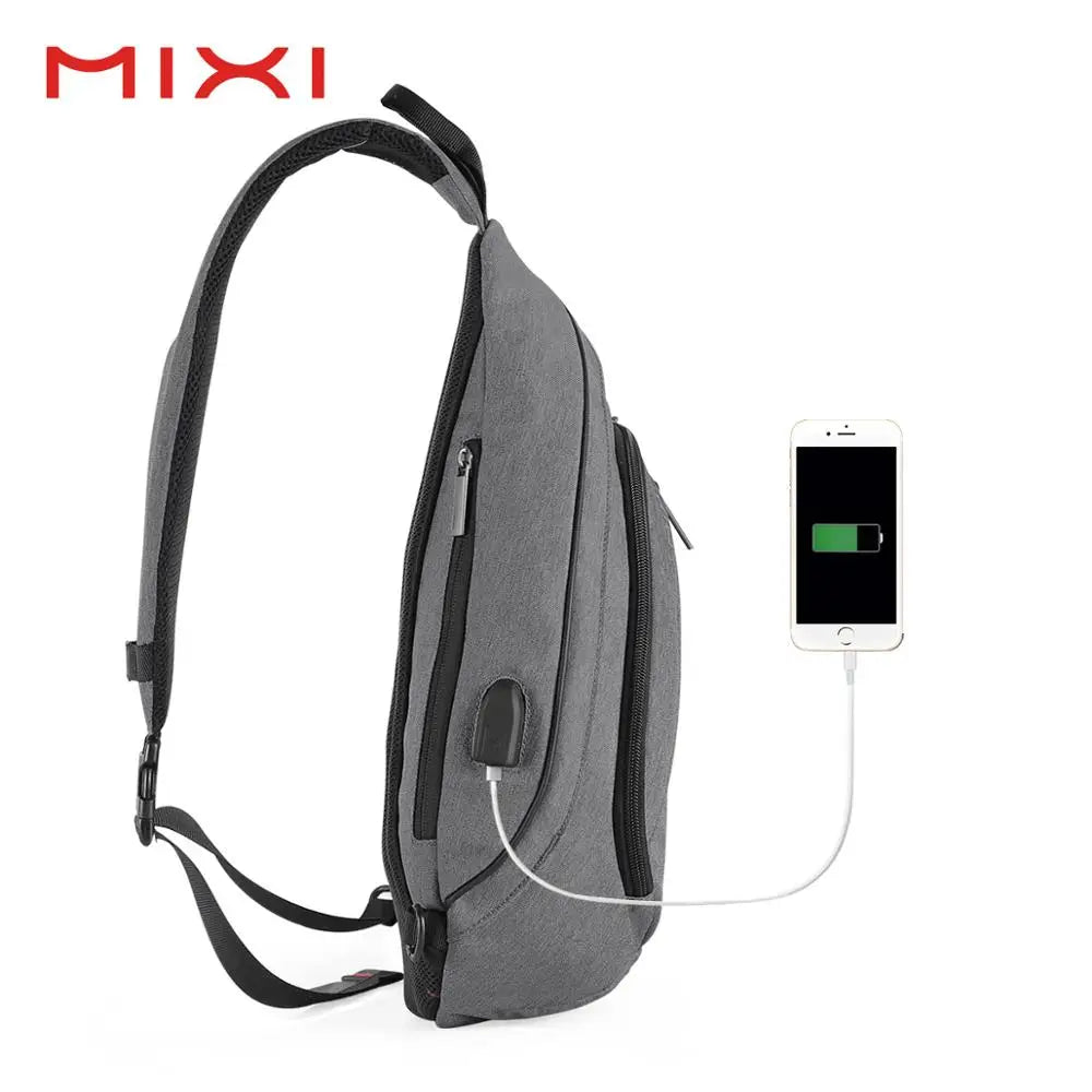 Mixi Sling Backpack One Shoulder Bag Bags University Work Travel Versatile