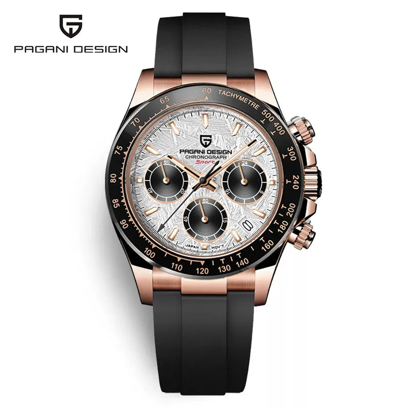 PAGANI DESIGN 2025 New Men's Watches Quartz Business Watch Mens Watches Top Brand Luxury Watch Men Chronograph VK63 Reloj Hombre
