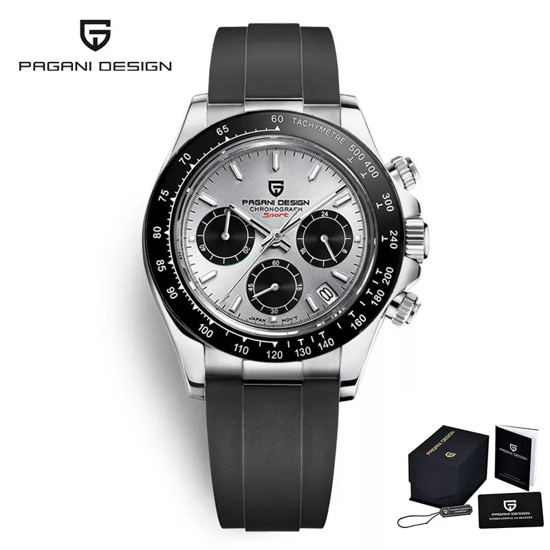 PAGANI DESIGN 2025 New Men's Watches Quartz Business Watch Mens Watches Top Brand Luxury Watch Men Chronograph VK63 Reloj Hombre