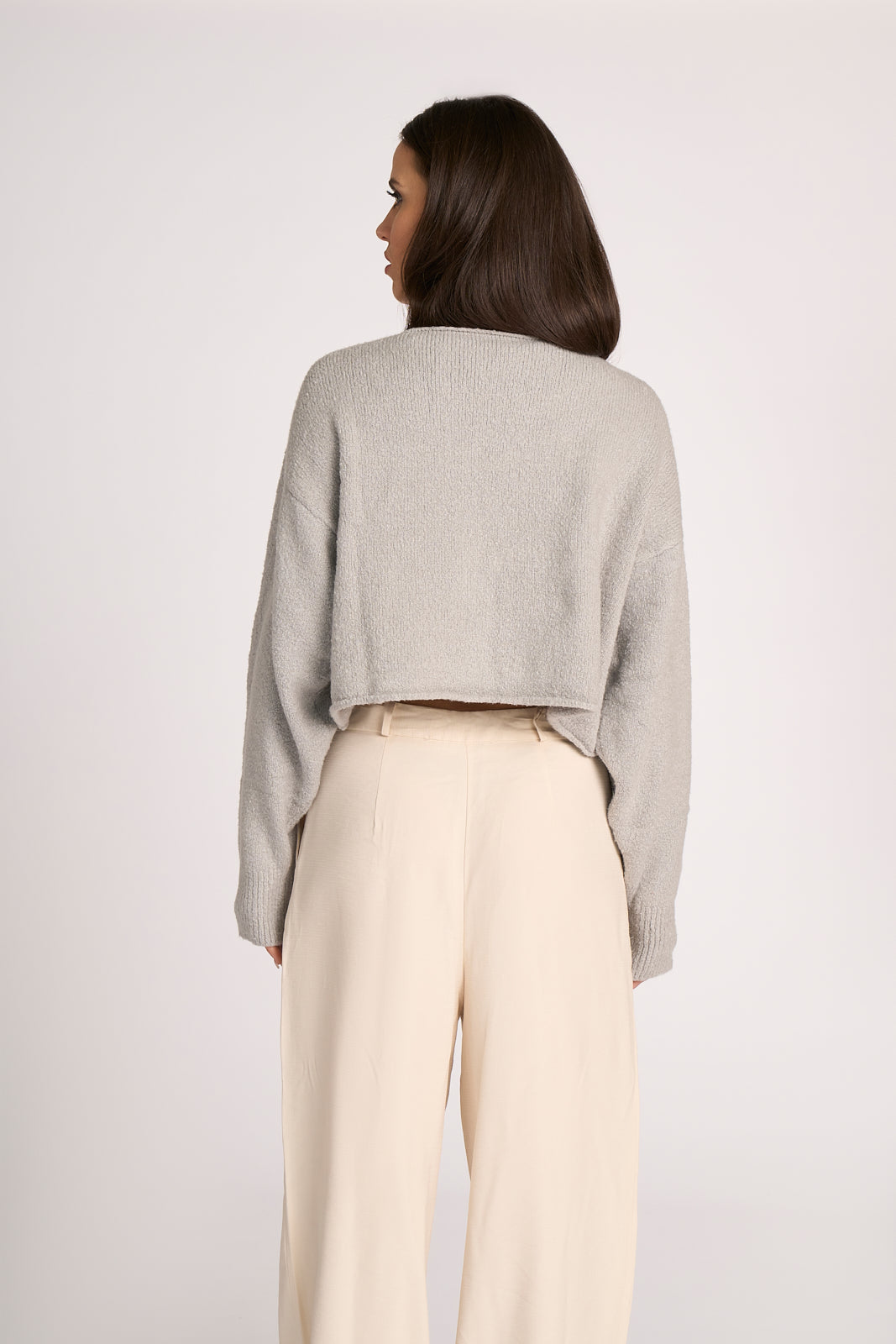 Maglione Crop Con Scollo a Barca - Bio Gaga